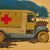 Original U.S. WWI Red Cross Ambulance Poster by Lawrence Wilbur Mounted on Board - 27 x 40¾”