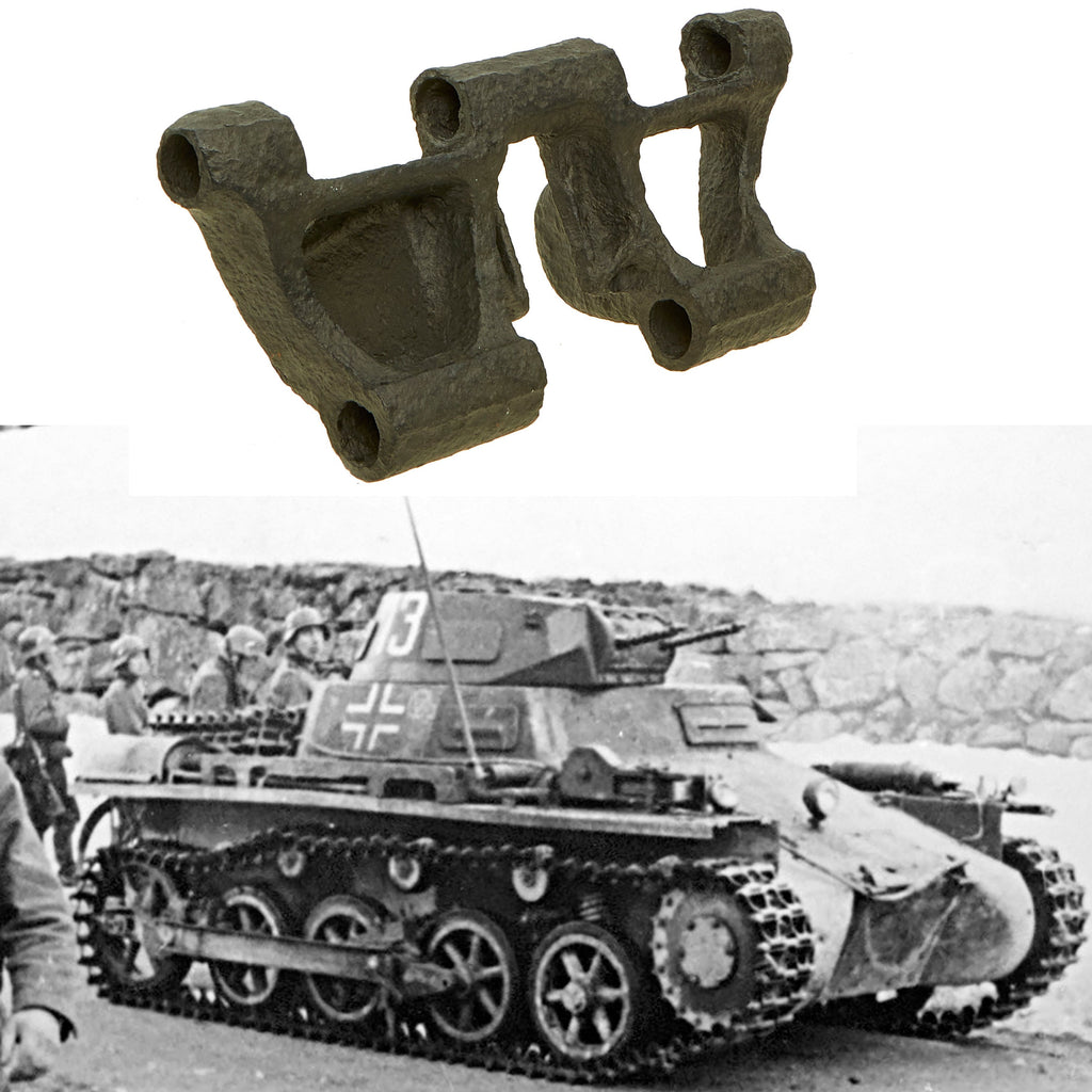 Original German WWII Field Recovered Panzer I Tank 280mm Track Link - Panzerkampfwagen I - PzKpfw I Original Items