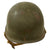 Original U.S. WWII M1-C Paratrooper Front Seam Swivel Bale Helmet with Factory-Made Jump Liner by Westinghouse - Correct WWII Configuration