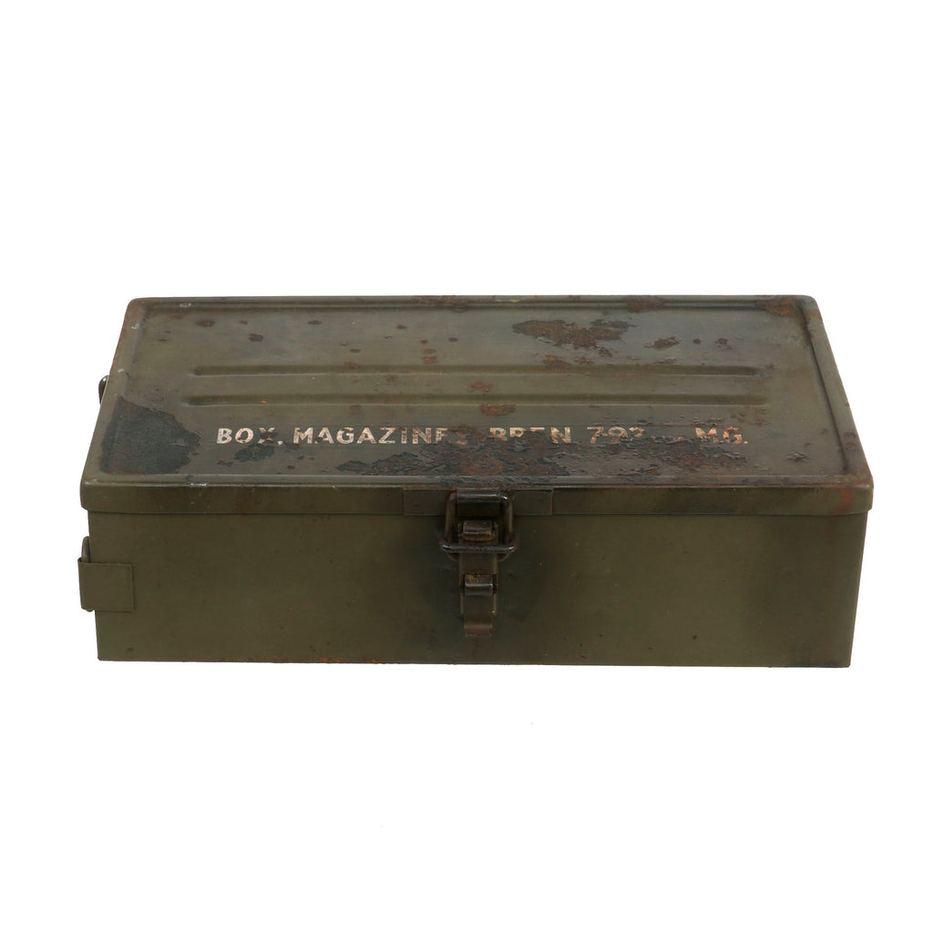 Original Chinese WWII Scarce Bren 7.92mm Chinese Contract Magazine Transit Crate Original Items