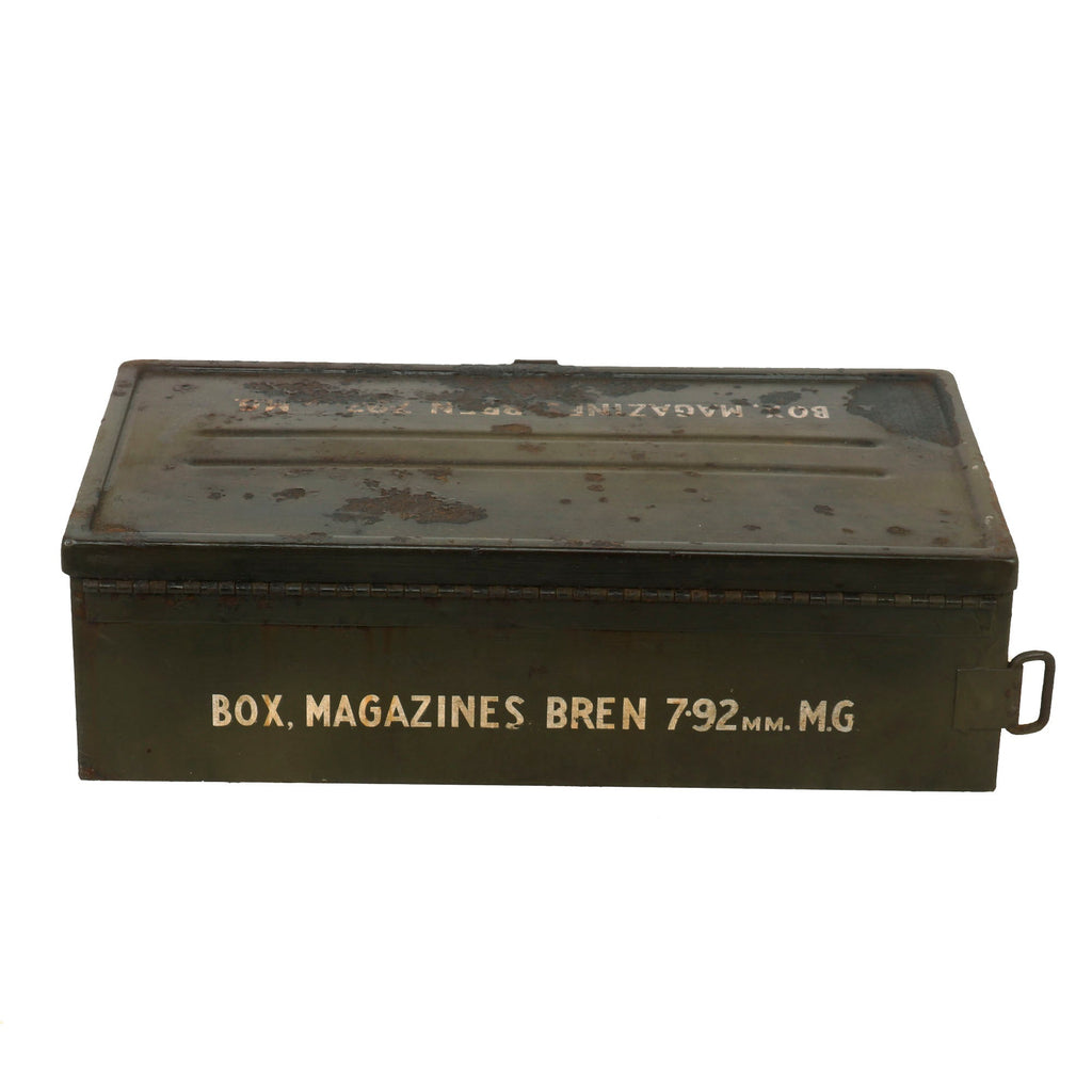 Original Chinese WWII Scarce Bren 7.92mm Chinese Contract Magazine Transit Crate Original Items