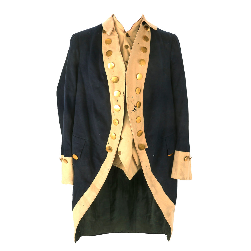 Original U.S. Revolutionary War Centennial Continental Army Coat & Vest for the 1876 Centennial International Exhibition Original Items