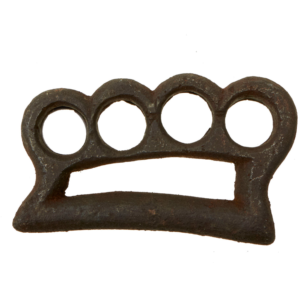 Original U.S. Civil War Cast Iron Knuckle Dusters Dug Near Perryville Battlefield Campsite, Kentucky