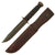 Original U.S. WWII US NAVY PAL RH-37 Fighting Knife with Red Spacers & USN Marked Leather Sheath