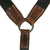 Original German WWII RBNr. Marked Lightweight Mounted Leather Combat Suspender Y Straps - As Used by Paratroopers, Cavalry, Armor Crews & Others Original Items