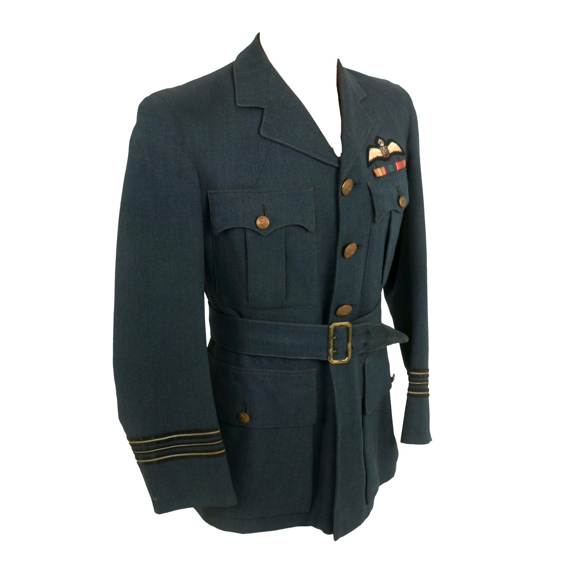 Original British WWII Royal Air Force Named Squadron Leader Pilot's Un –  International Military Antiques