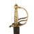 Original British Seven Years War P-1751 Hanger Sword with Brass Hilt and Patinated Blade Original Items