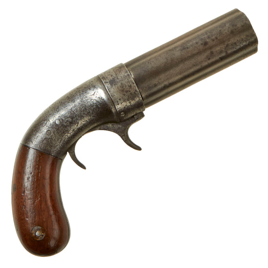 Original U.S. Single Action Double Trigger Underhammer Percussion Pepperbox Revolver Circa 1845 - Matching Serial 35 Original Items