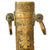 Original 19th Century North African Brass Mounted Jambiya Dagger with Scabbard c. 1860 Original Items