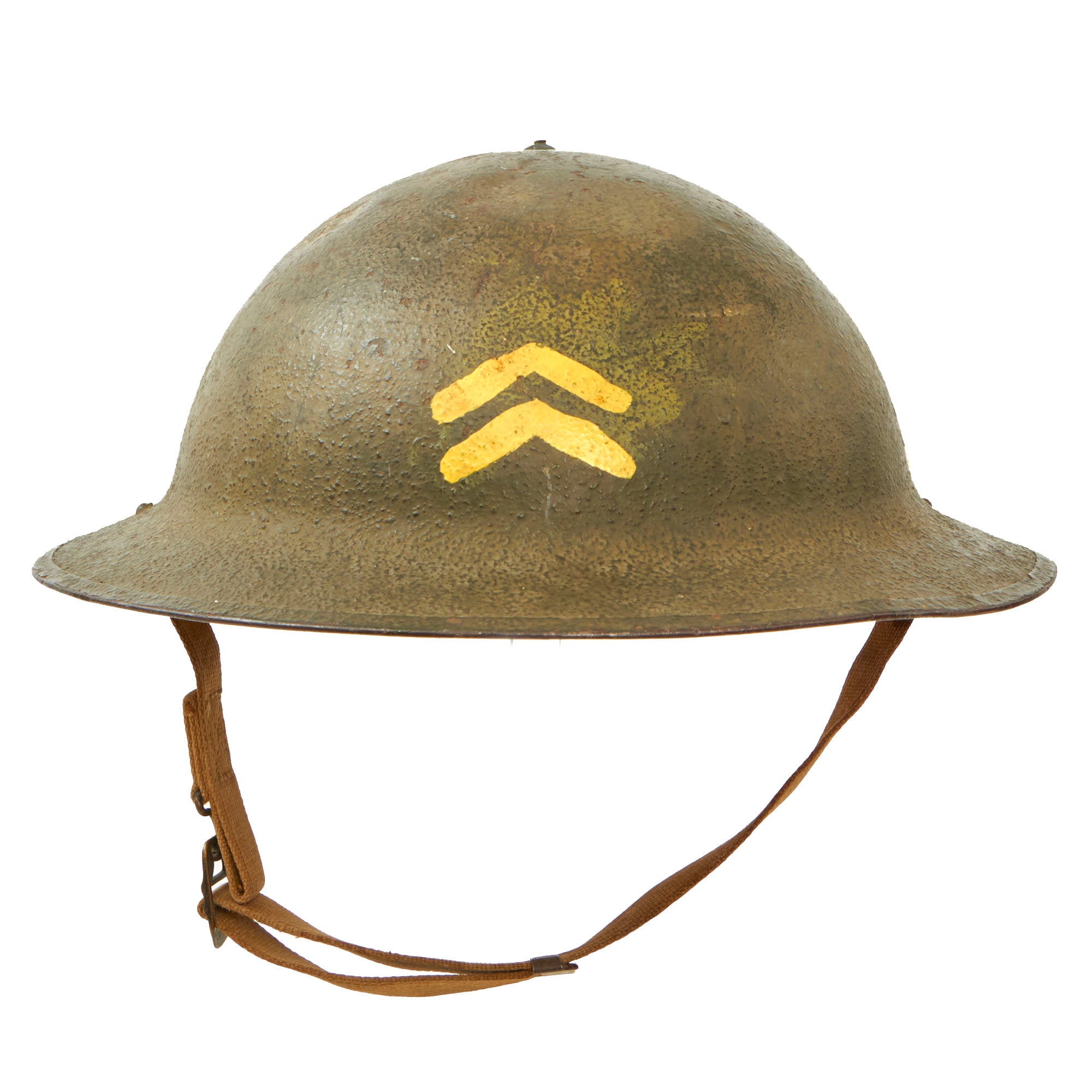 Original U.S. WWII Named and Personalized M1917A1 Kelly Helmet with Te ...