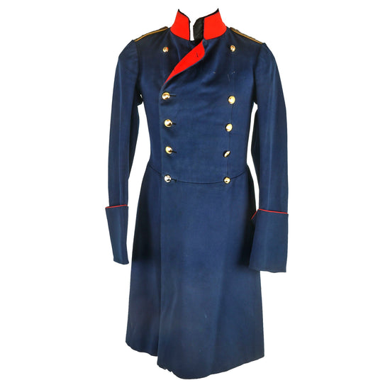 Original Imperial German Pre-WWI Officer’s Double-Breasted Frock Coat - 157th Cavalry Shoulder Boards Original Items