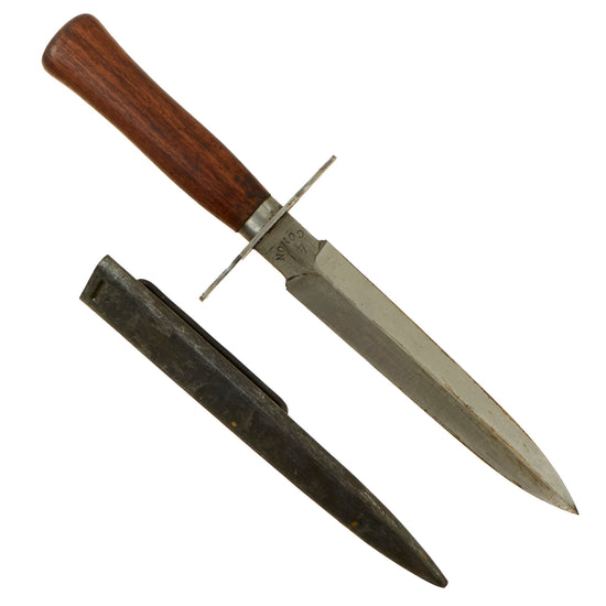 Original French WWI M1916 Type 2 Fighting Knife by Gonon 41 with Scabbard - Le Vengeur de 1870