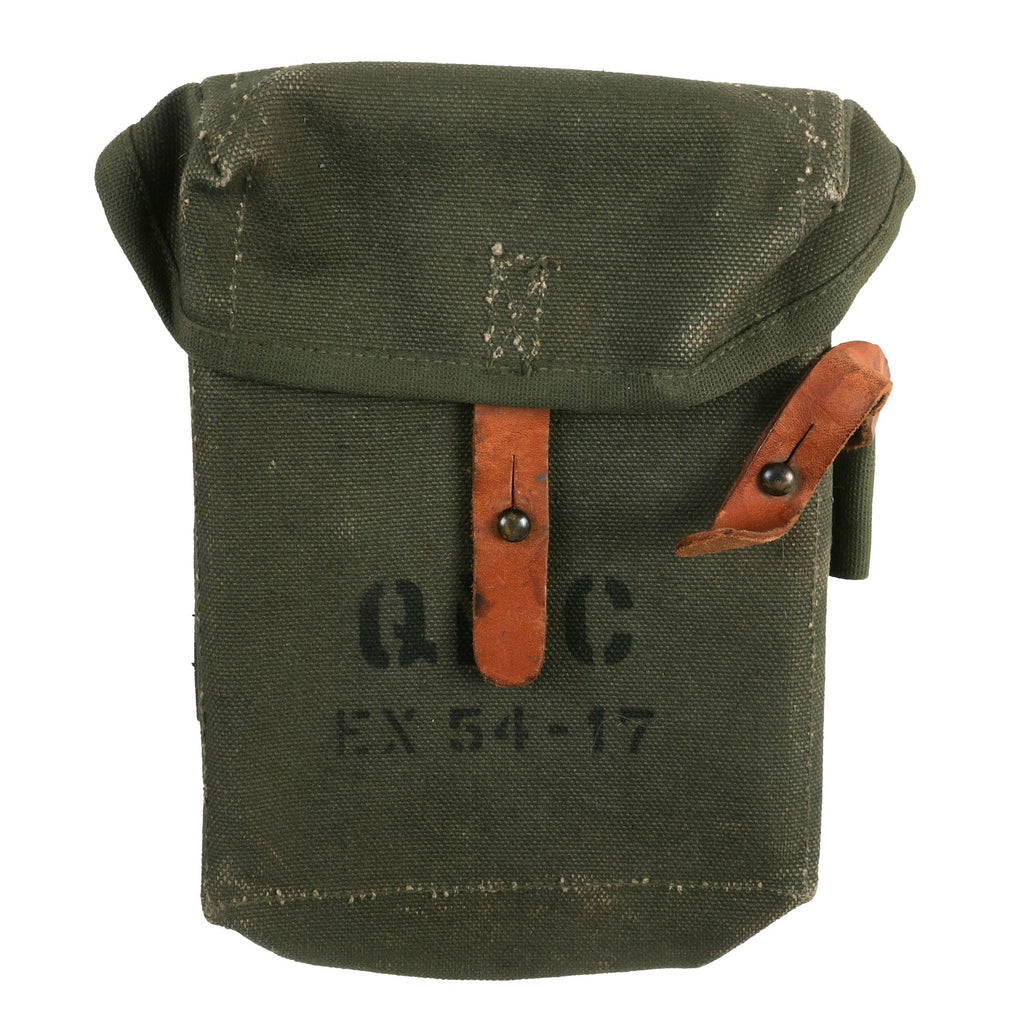 Original U.S. Pre Vietnam War Era Experimental EX 54-17 Magazine Pouch For the T44 Prototype Rifle (M14) Original Items