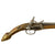 Original 19th Century Balkan Embossed Brass Clad Miquelet Lock Rat Tail "Pirate" Pistol - circa 1800 - 1820 Original Items