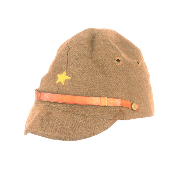 Original Japanese WWII Imperial Japanese Army Enlisted Men's Wool Forage Cap Original Items