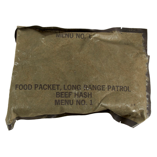 Original U.S. Vietnam War Sealed Long Range Reconnaissance Patrol (LRP) Ration - Beef Hash