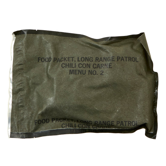 Original U.S. Vietnam War Sealed Long Range Reconnaissance Patrol (LRP) Ration - Chili Con Carne