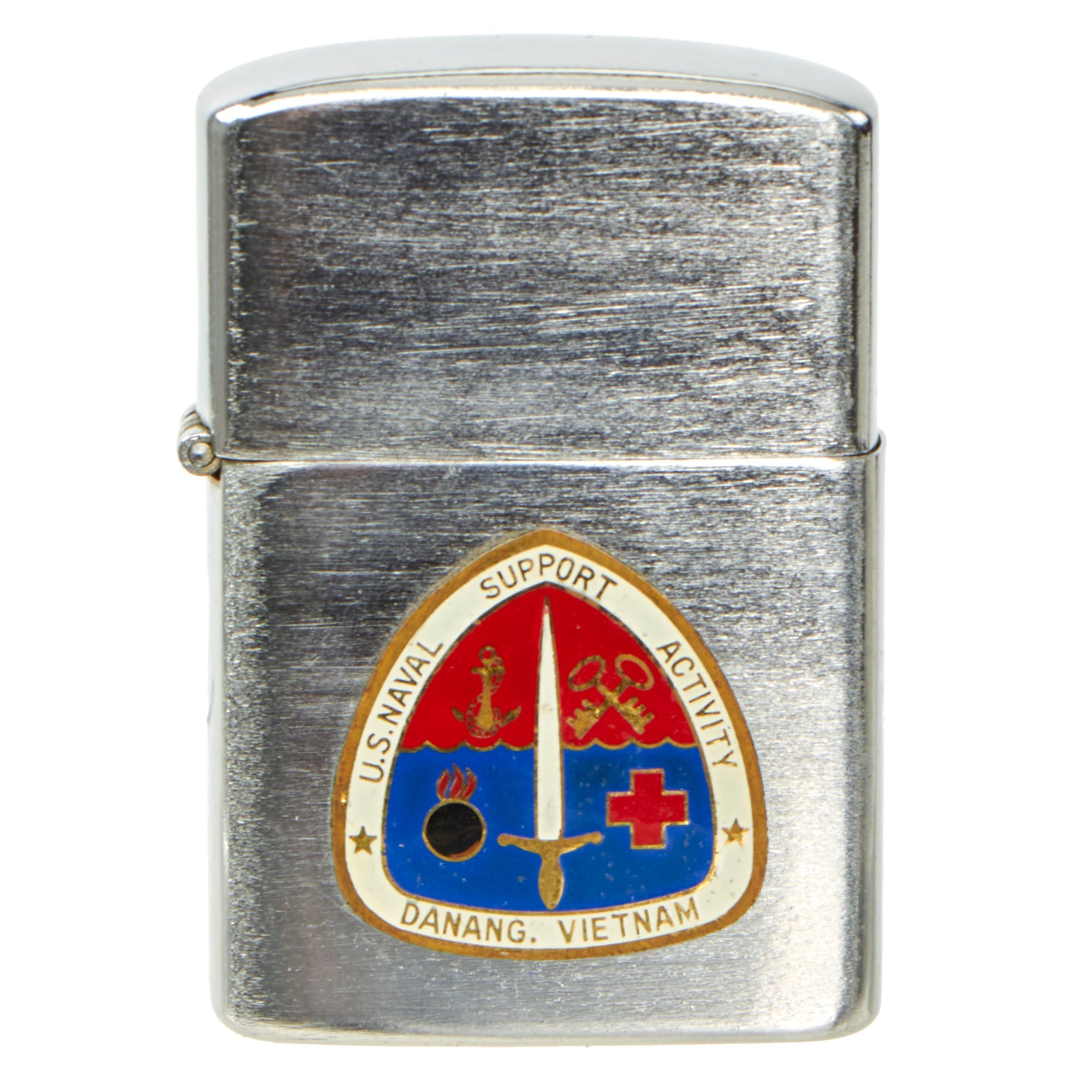 Original 1969 U.S. Vietnam War Era Zippo Style Lighter Engrvaed ELROD  Azores Air Transport Station Japan- By Penguin – International Military  Antiques