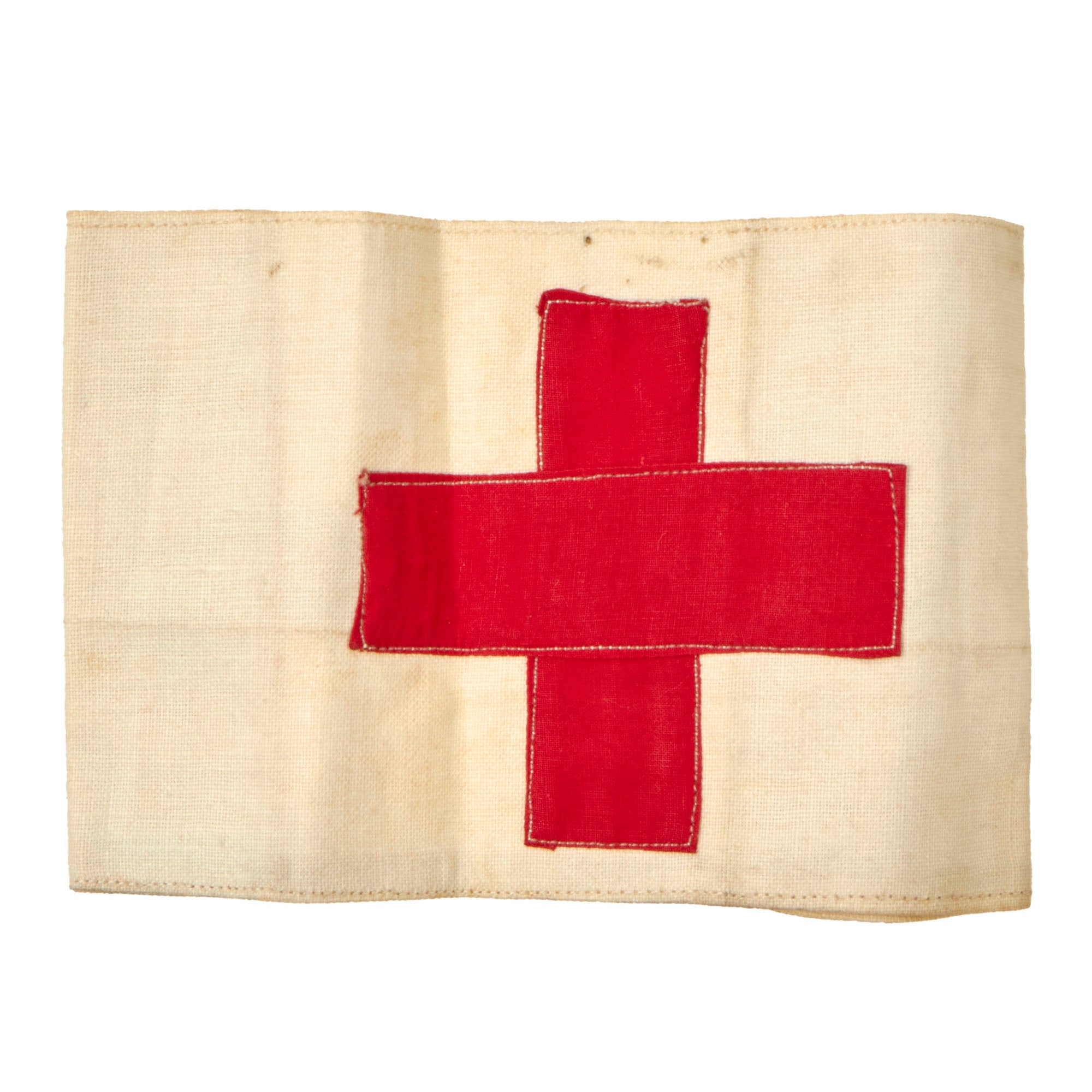 Original Allied WWI Pair of Red Cross Medic’s Armbands with Markings ...