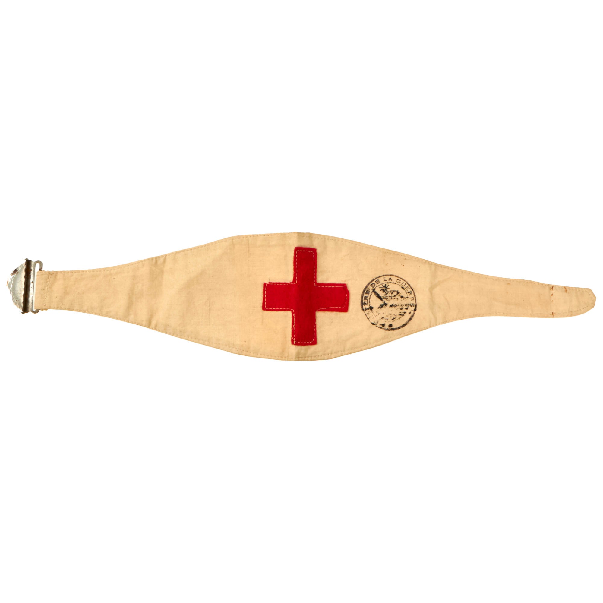 Original Allied WWI Pair of Red Cross Medic’s Armbands with Markings ...