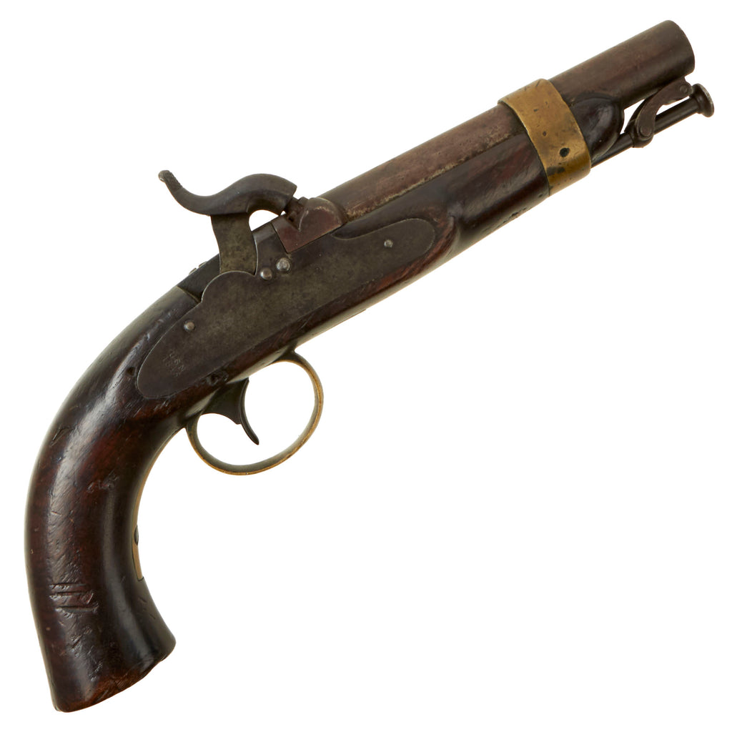 Original U.S. Model 1842 Internal Hammer Naval Percussion Pistol by N.P. Ames - dated 1845