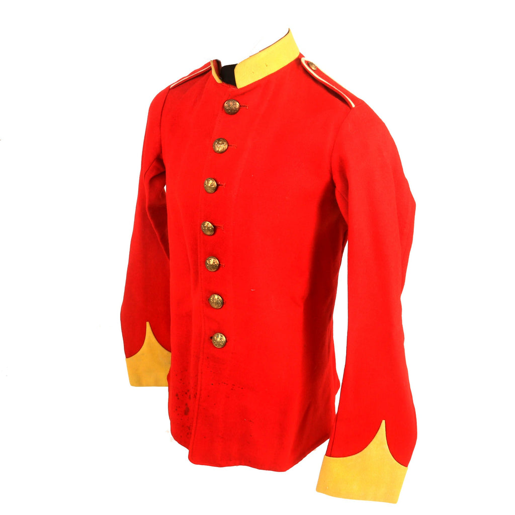 Original British Late Victorian to Pre WWI Era Regimental Scarlet Tunic Original Items