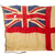 Original British WWII Large Royal Navy White Ensign Battle Flag - 70" x 130" Original Items