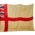 Original British WWII Large Royal Navy White Ensign Battle Flag - 70" x 130" Original Items