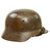 Original German WWII Luftwaffe M40 Overpaint Camouflage Steel Helmet with 55cm Liner and Chinstrap - marked Q62