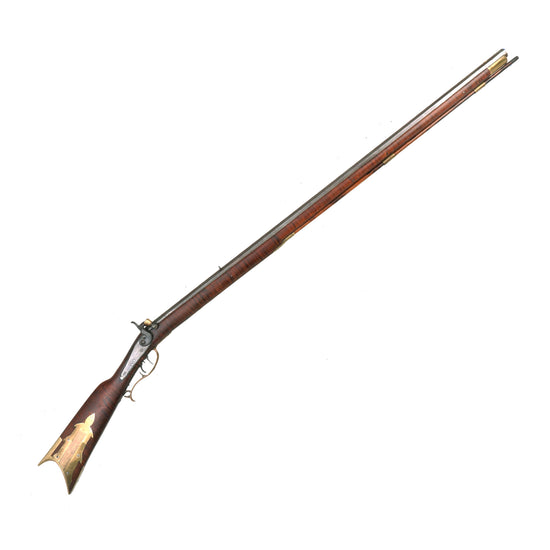 Original U.S. Pennsylvania Flame Maple Stocked Percussion Rifle with Lock by Wilmot and Set Trigger - Circa 1855