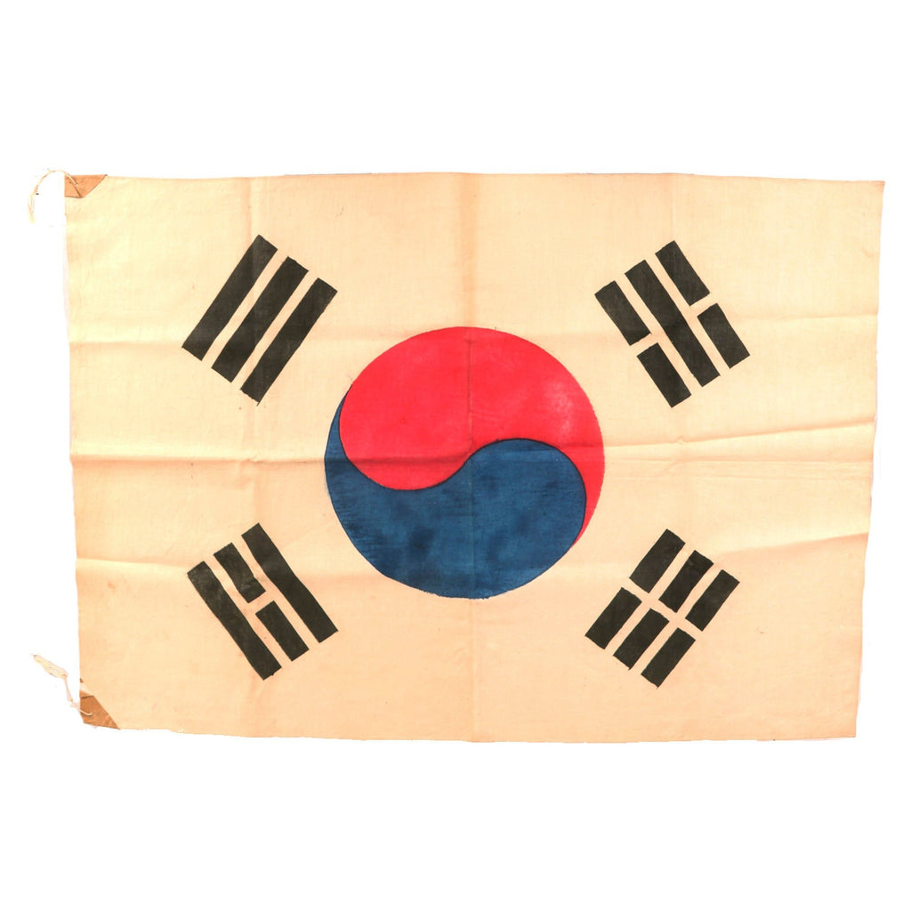 Original U.S. Korean War South Korean Flag Large Size - 23 x 33½” Original Items