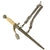 Original WWII German 2nd Model Luftwaffe Dagger by F. W. Höller of Solingen with Scabbard, Hanger, and Portepee