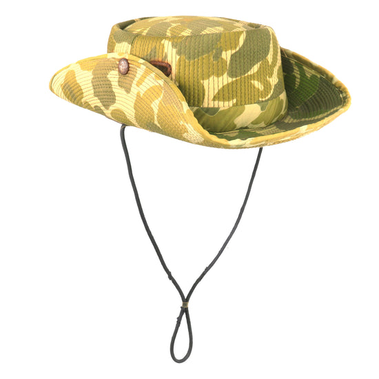 Original U.S. Vietnam War Incountry-Made “Cowboy” Bush Hat Made from US Parachute Material