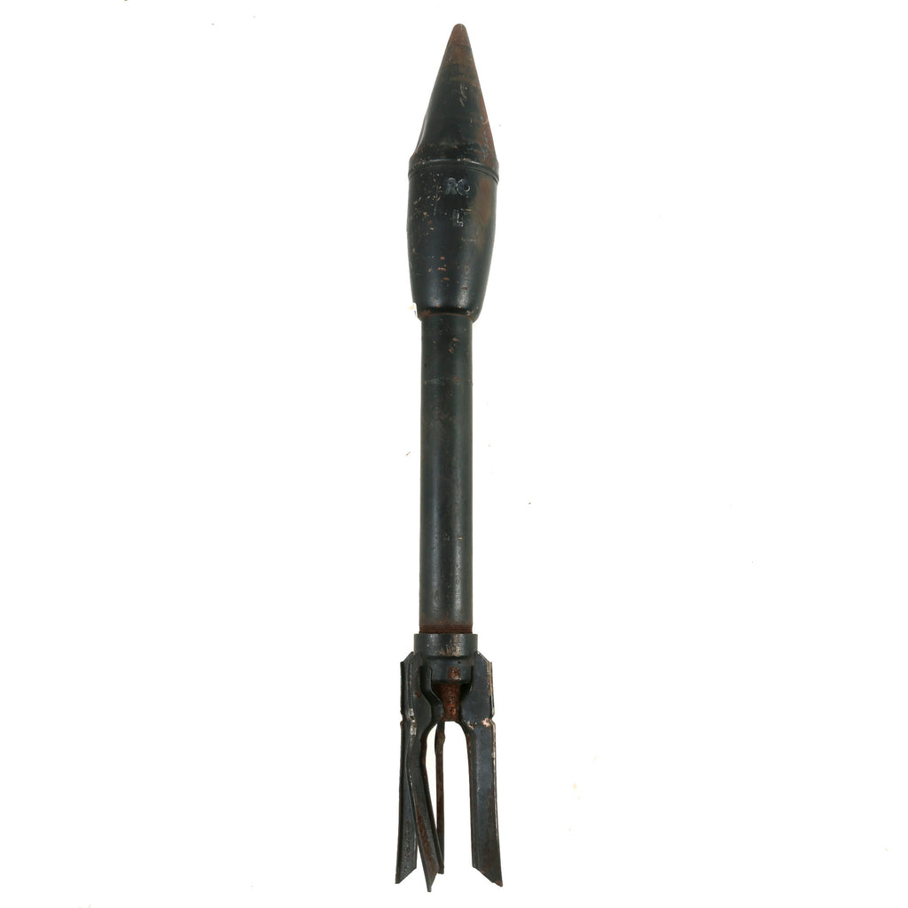 Original U.S. WWII M7A1 Anti-Tank Practice Rocket for the M1 and M1A1 2.36 Inch Bazooka Launcher - Inert