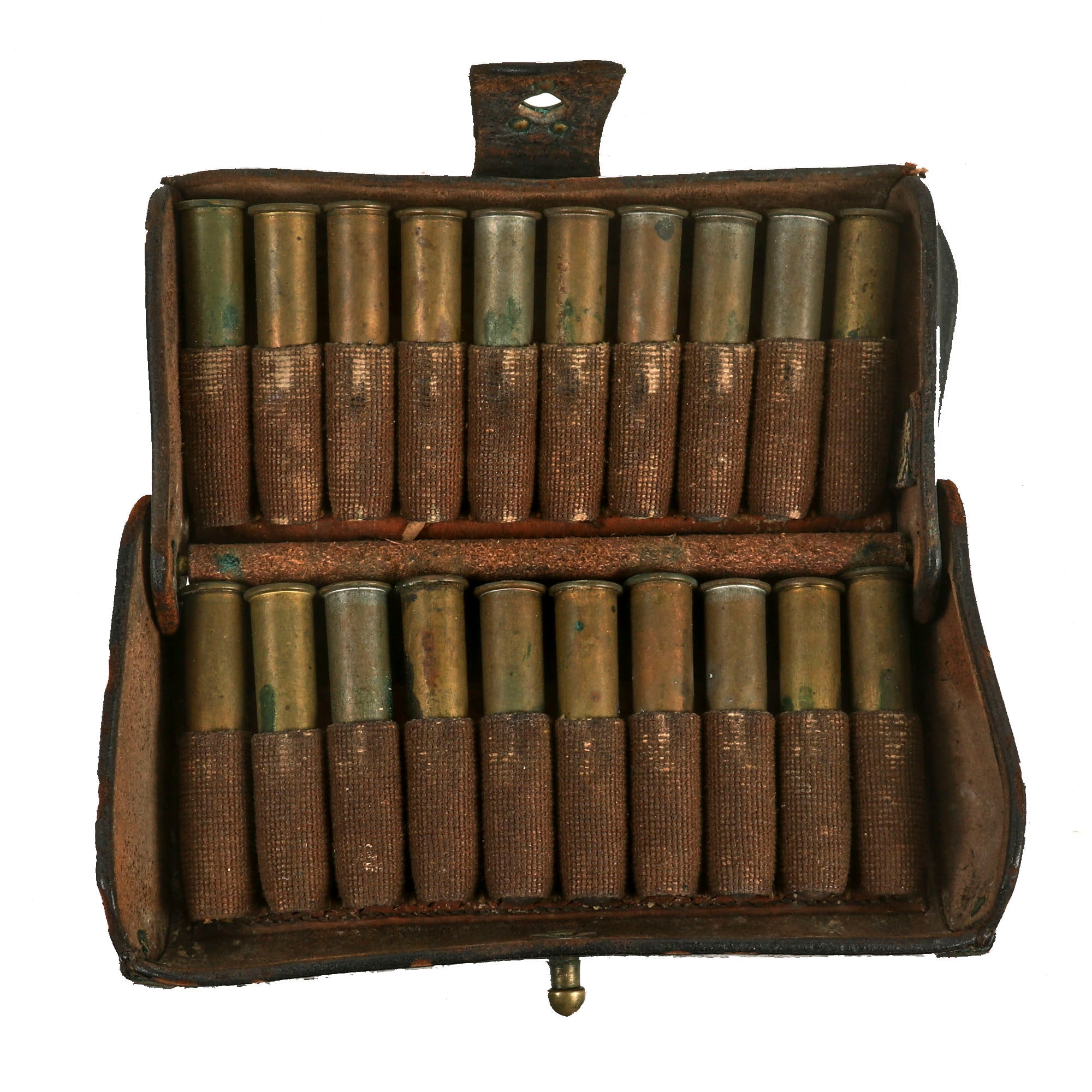 Original U.S. Indian Wars M1874 .45/70 McKeever Cartridge Box with N.J ...