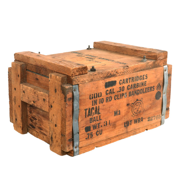 Original U.S. WWII M1 Carbine Cal .30 Ammunition Crate - Stenciled Mar ...