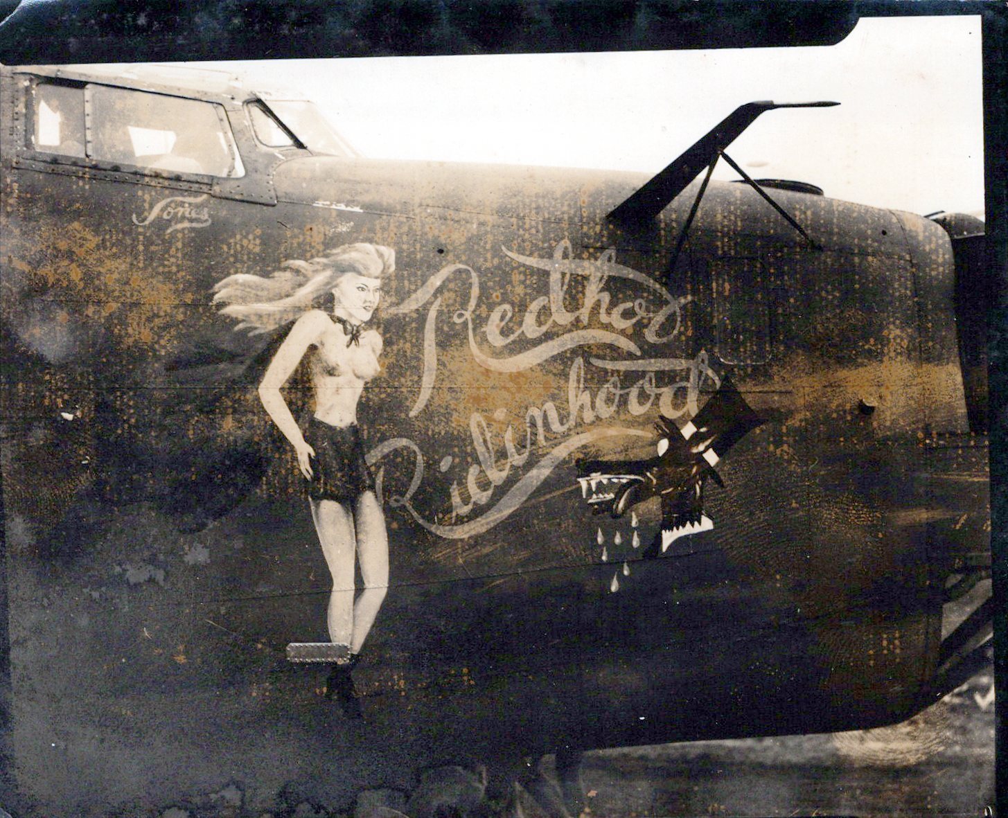 Original U.S. WWII B-17, B-24, & Other Bomber Aircraft Nose Art Photog ...