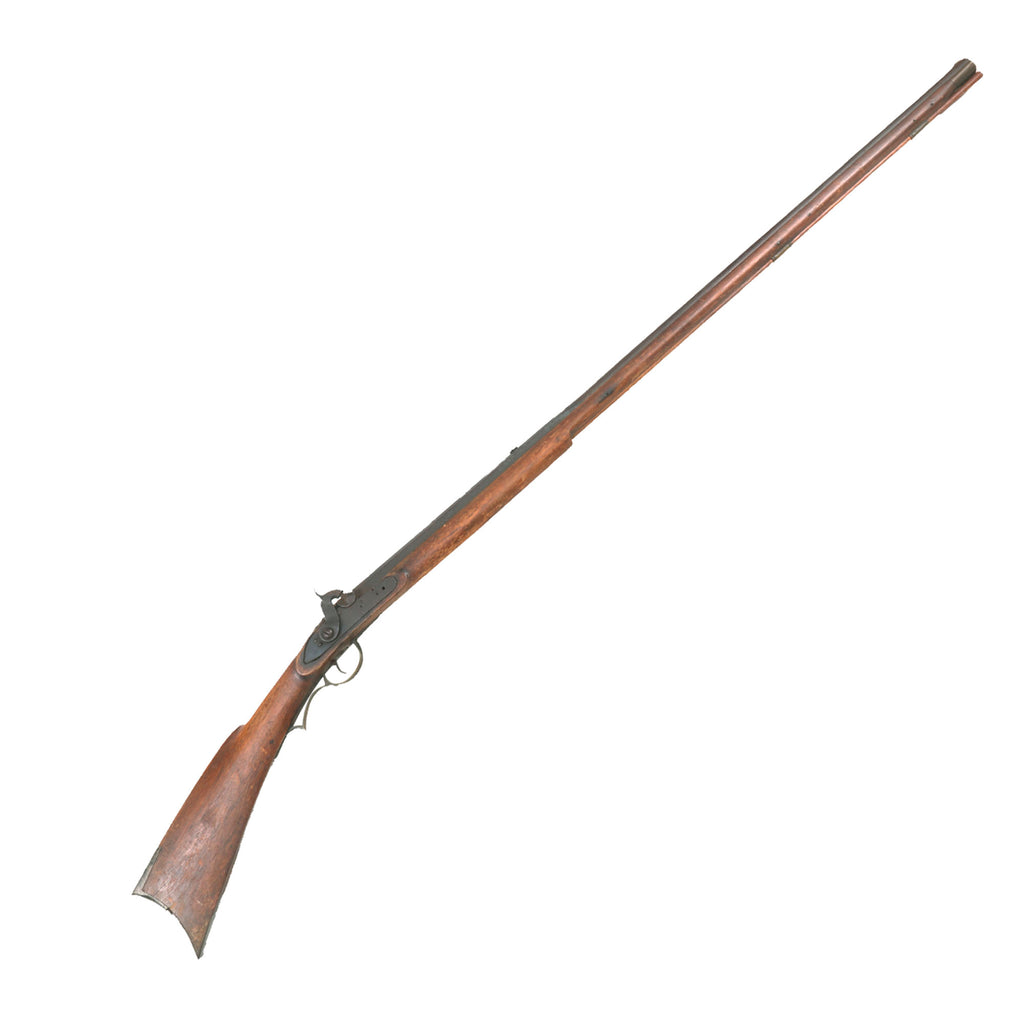 Original U.S. Lehigh Valley Style Pennsylvania Percussion 20 Bore Fowling Piece with Full Length Stock - Circa 1850