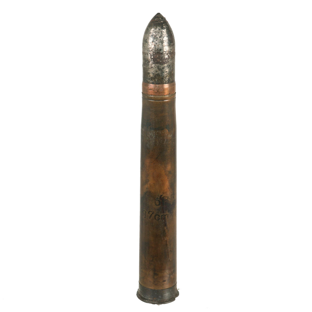 Original German WWII Inert PAK 36 Armor Piercing 3.7cm Shell - 37mm Anti-Tank Original Items