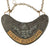 Original WWII Hungarian Military Police Tábori Biztonság Gorget with Chain - Period Repaired