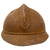 Original Rare French WWI Model 1915 Adrian Helmet Shell with Zouave & Tirailleurs RF Badge and Chinstrap Original Items