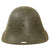 Original RARE Dutch WWII Model 1934 Helmet - Captured & Reissued with German M-31 Liner & Chinstrap - Size 57