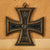 Original U.S. WWI Framed Captured Souvenir German Iron Cross 2nd Class EKII with YMCA Letter Sent Home - 8 ⅞" x 10 ⅞” Original Items