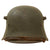 Original German WWII M18 Transitional Heer Army Single Decal Helmet with Liner & Chinstrap - Stamped Si.62