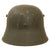 Original German WWII M18 Transitional Heer Army Single Decal Helmet with Liner & Chinstrap - Stamped Si.62