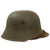 Original German WWII M18 Transitional Heer Army Single Decal Helmet with Liner & Chinstrap - Stamped Si.62