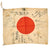 Original Japanese WWII Hand Painted Silk Good Luck Flag with Kanji Characters - 23 x 27½” Original Items