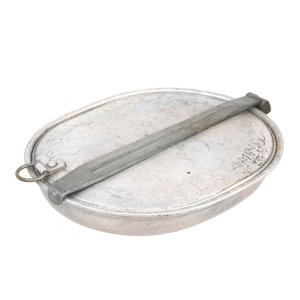 Original U.S. WWI Named Army Nurse Corps Engraved M1910 Mess Kit - Base Hospital 79 - Nellie Gertrude Storey