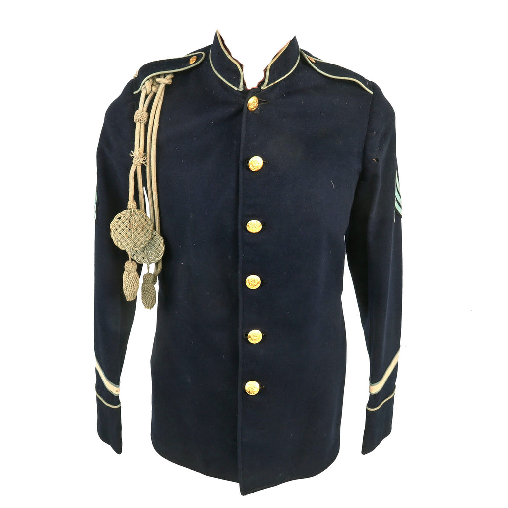 Original U.S. Pre-WWI Model 1902 Infantry Uniform Jacket with Aiguillette & Sergeant Rates Original Items