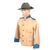 Original U.S. Spanish American War 2nd Infantry Regiment Captain’s M1898 Tropical Coat with Private Purchase Officer’s Campaign Hat - Hand Sewn Construction